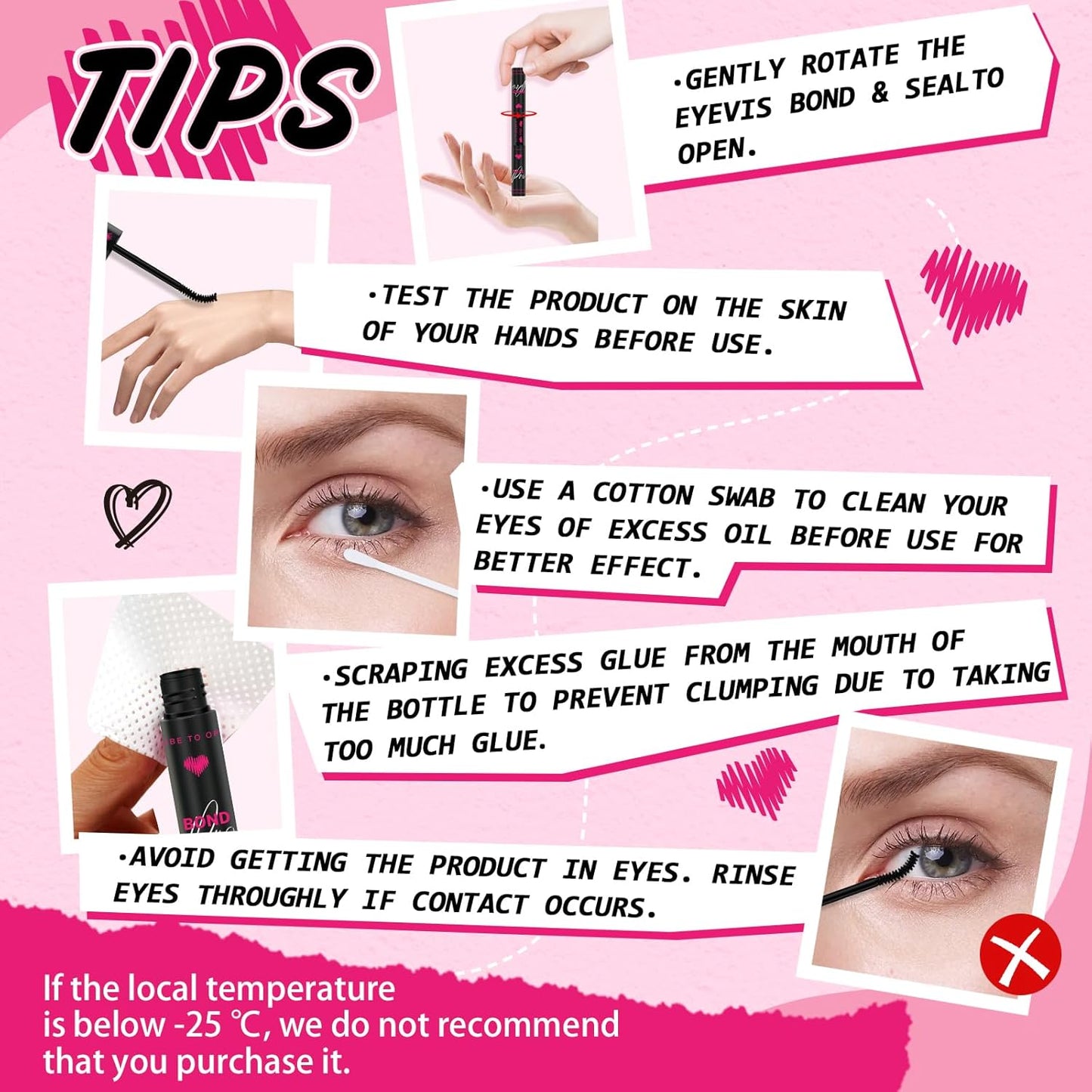 Lash Bond and Seal Cluster Lash Glue & Seal Waterproof Bond and Seal Cluster Lash Glue for DIY Eyelash Extensions Waterproof Strong Hold (5ml+5ml, Black Bond & Clear Seal)