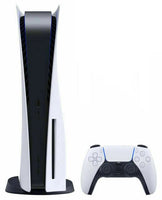 Playstation 5 Disc Version PS5 Console - 4K-TV Gaming, 16GB GDDR6 RAM, 8K Output, WiFi 6. Ultra.-.High Speed 825.GB SSD.- U Deal (Renewed)