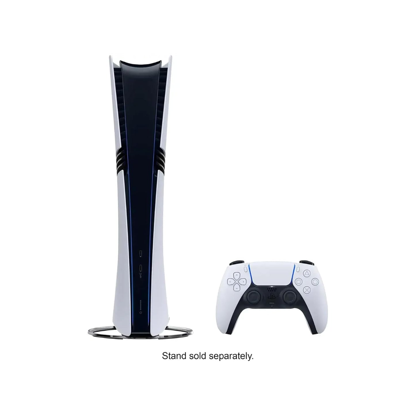 Sony PlayStation 5 Pro 2TB SSD Digital Console with Two Controllers, White and Chroma Pearl DualSense and Dual Controller Charger - Flagship PS5 Pro Console