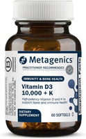 Metagenics Vitamin D3 and Vitamin K2 10,000 IU with MK-7- Vitamin D3 with K2 for Immune Support, Bone & Heart Health-Non-GMO, Gluten-Free-60 Softgels