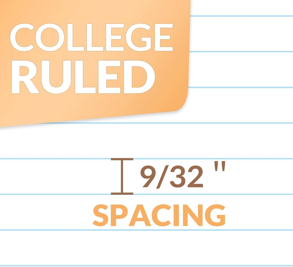 SUNEE Spiral Notebooks, 1-Subject, 5 Pack, College Ruled Paper, 8
