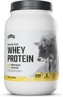 Levels Grass Fed Whey Protein Powder, No Artificials, 24G of Protein, Vanilla Bean, 2LB