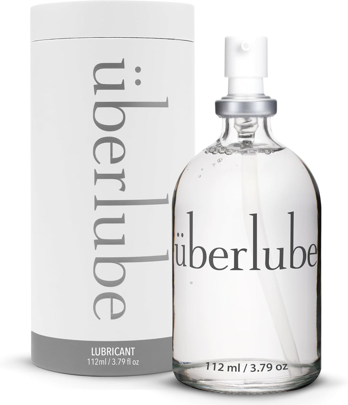 Uberlube Premium Silicone Lube (3.79 Fl Oz.) Unscented, Long Lasting Sex Lube, Waterproof, Ultra Smooth Performance, Personal Lubricant for Privacy & Toys, Vaginal & Anal Use, OBGYN Recommended