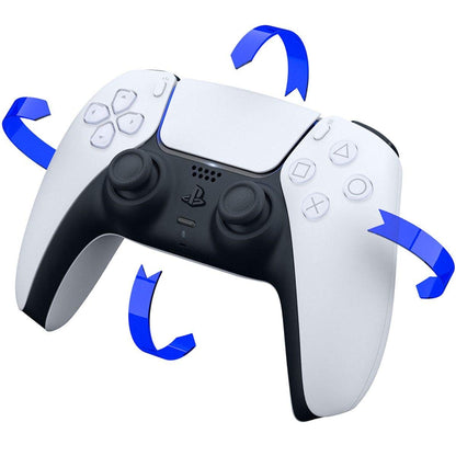 Sony PlayStation 5 Pro 2TB SSD Digital Console with Two Controllers, White and Chroma Pearl DualSense and Dual Controller Charger - Flagship PS5 Pro Console