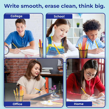 Rosmonde Pencils Bulk, 365 Pack, Pre Sharpened #2, Pencils Set, Easy Hold Grip With Erasers On Top, Sharpened #2 HB for Effortless Writing, Perfect for Classroom Use and Back to School Supplies