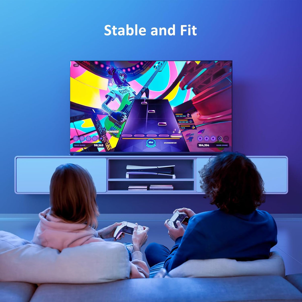 NexiGo Horizontal Stand for New PS5 Slim and Pro Console, [Minimalist Design], Base Stand for PS5 Accessories, Compatible with PlayStation 5 Slim/Pro Disc & Digital Editions, White
