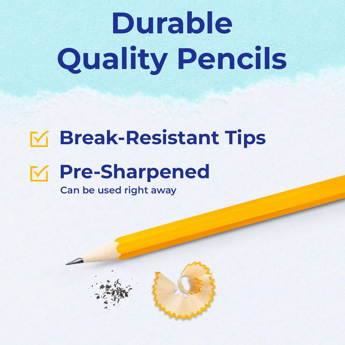 Rosmonde Pencils Bulk, 365 Pack, Pre Sharpened #2, Pencils Set, Easy Hold Grip With Erasers On Top, Sharpened #2 HB for Effortless Writing, Perfect for Classroom Use and Back to School Supplies