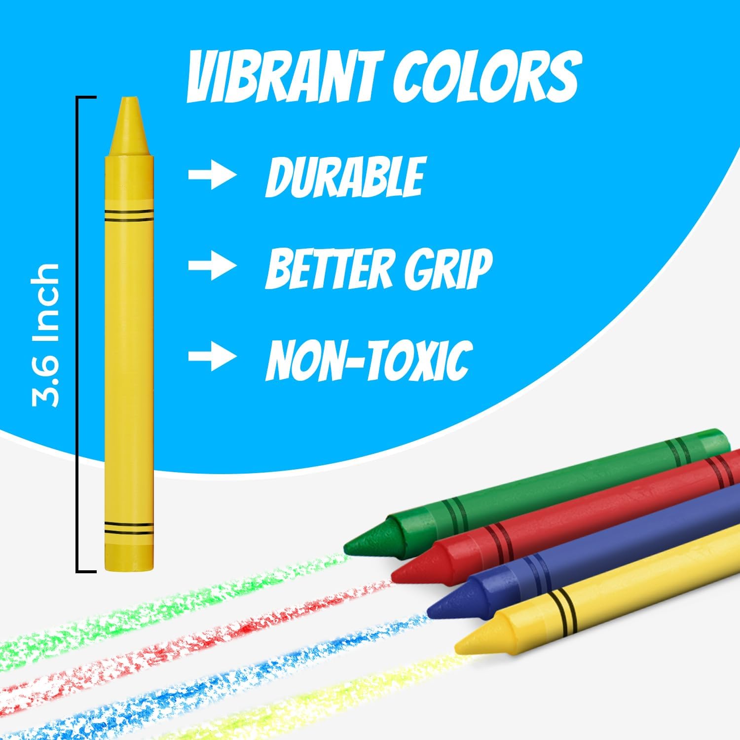 Rosmonde Crayons Bulk Pack, 1000 Sets of 2 Pack (2000 Count), 2 Assorted Colors, Non-Toxic Coloring Crayons, Individually Wrapped Sets, Classroom Supplies, Party Favors, Restaurants, Party Giveaways