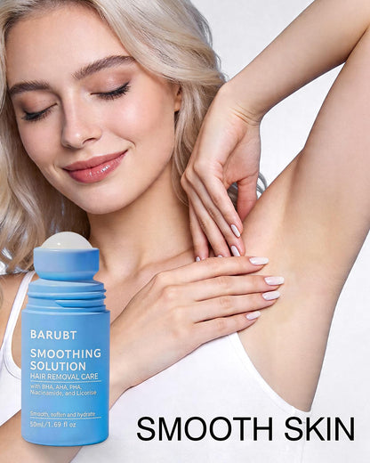 2PC Ingrown Hair Treatment Serum,Soothe redness & Hair Removal Aftercare | Suitable for Bikini Line,Underarms, Legs & Arms | Roller applicator,Cool and breathable,Non-sticky