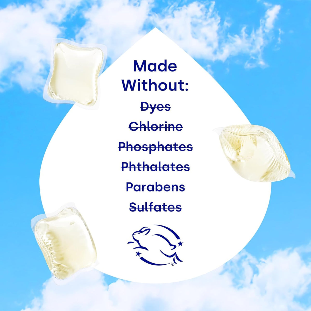 Dropps Odor & Stain Laundry Detergent Pods, Crisp Breeze (140 Count) - Powerful Laundry Pods | Complete Clean Laundry Soap | Fights Odors & Stains | Clean Ingredients | Plastic Free Packaging