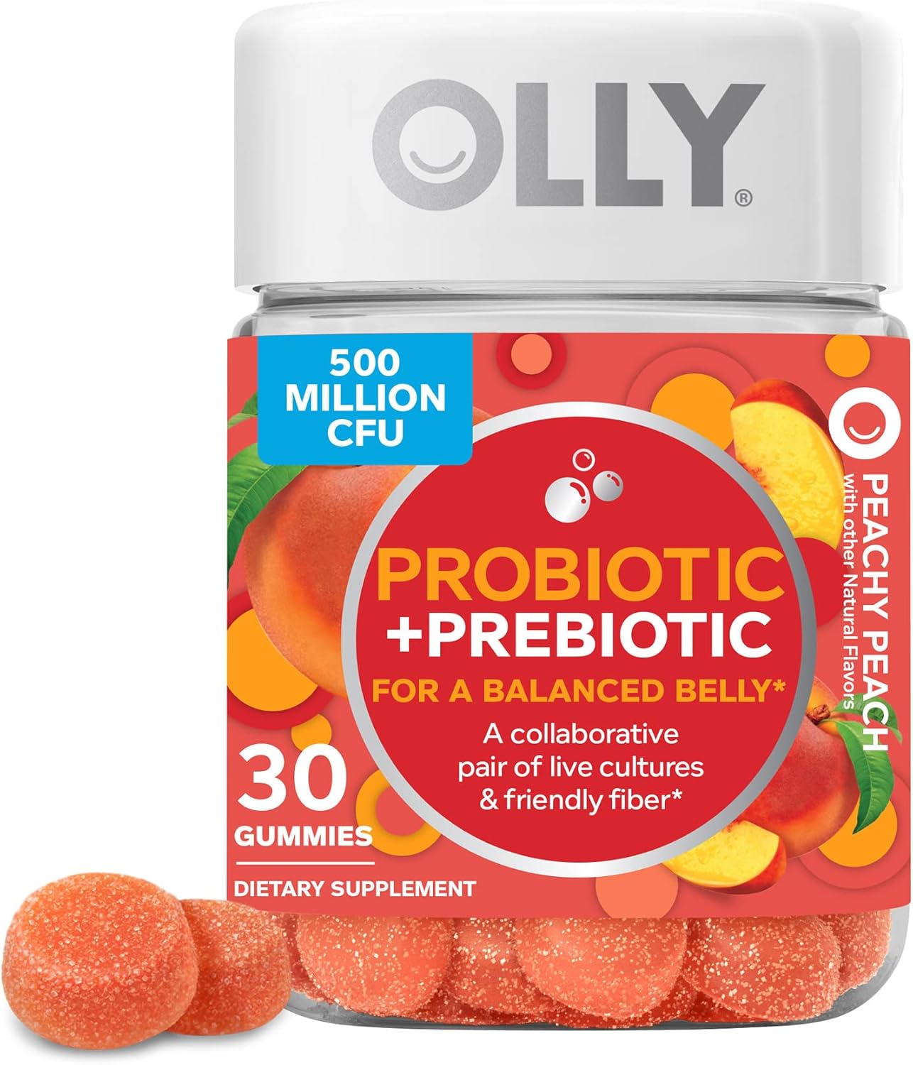OLLY Undeniable Beauty Gummy for Hair, Skin, Nails (Grapefruit, 60 Count) Women's Multivitamin Gummy (Berry, 90 Count)
