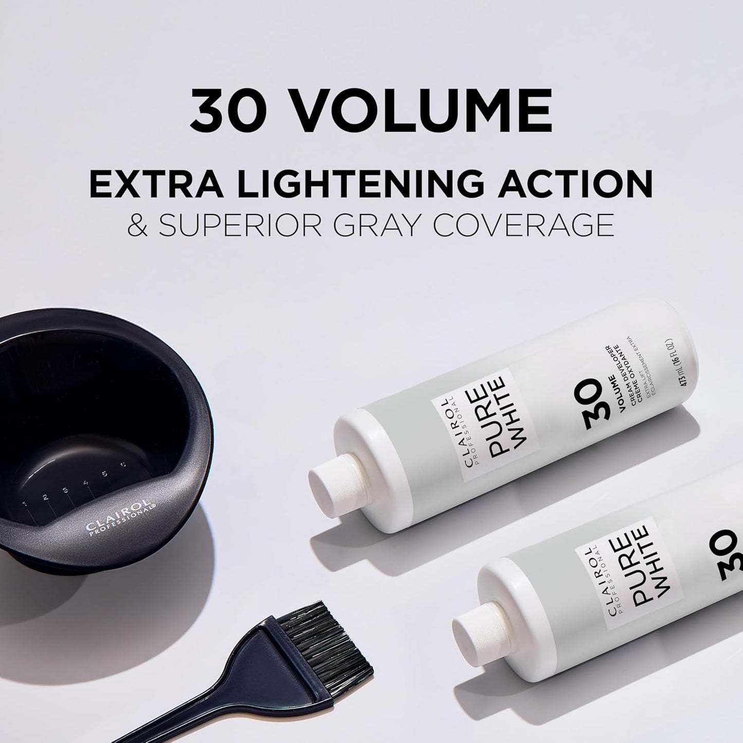 Clairol Professional Pure White 30 Volume Hair Developers for Lightening & Gray Coverage