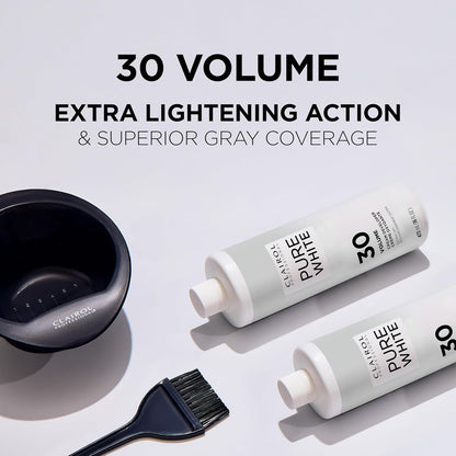 Clairol Professional Pure White 30 Volume Hair Developers for Lightening & Gray Coverage