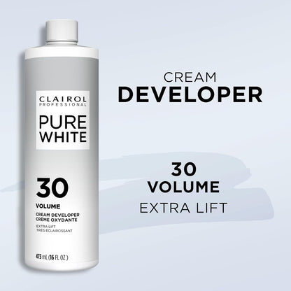 Clairol Professional Pure White 30 Volume Hair Developers for Lightening & Gray Coverage