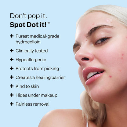 Peach Slices - Acne Spot Dots (60 ct) - Hydrocolloid Pimple Patches for Face - Absorb Gunk, Protect Picking & Support Healing - 3 Sizes (7, 10, & 12mm) - Vegan, Cruelty Free, Korean Skin Care & Beauty