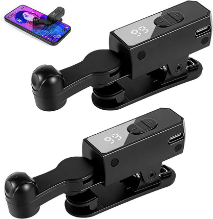 Wireless Auto Clicker for iPhone, iPad & Android – Rechargeable Screen Tapper for TikTok, Live Streams, Likes, Games & Repetitive Tasks – 107 Adjustable Speeds for Social Media (Black, 2 Pack)