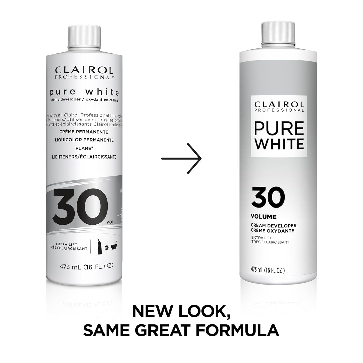 Clairol Professional Pure White 30 Volume Hair Developers for Lightening & Gray Coverage