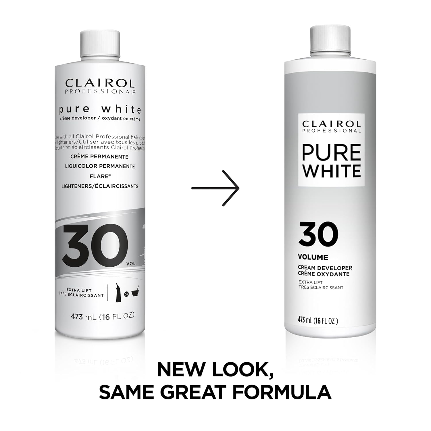 Clairol Professional Pure White 30 Volume Hair Developers for Lightening & Gray Coverage