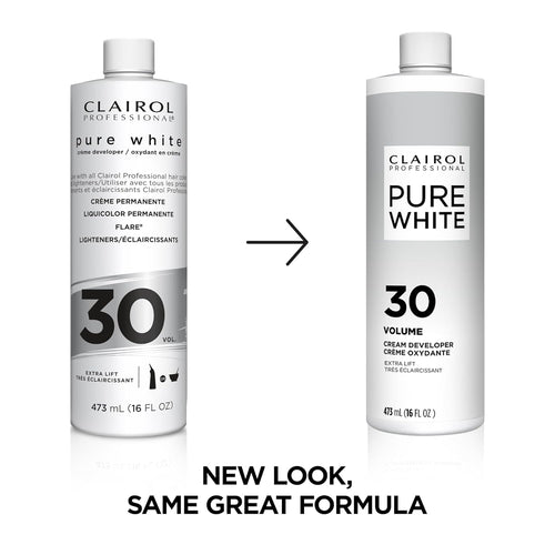 Clairol Professional Pure White 30 Volume Hair Developers for Lightening & Gray Coverage
