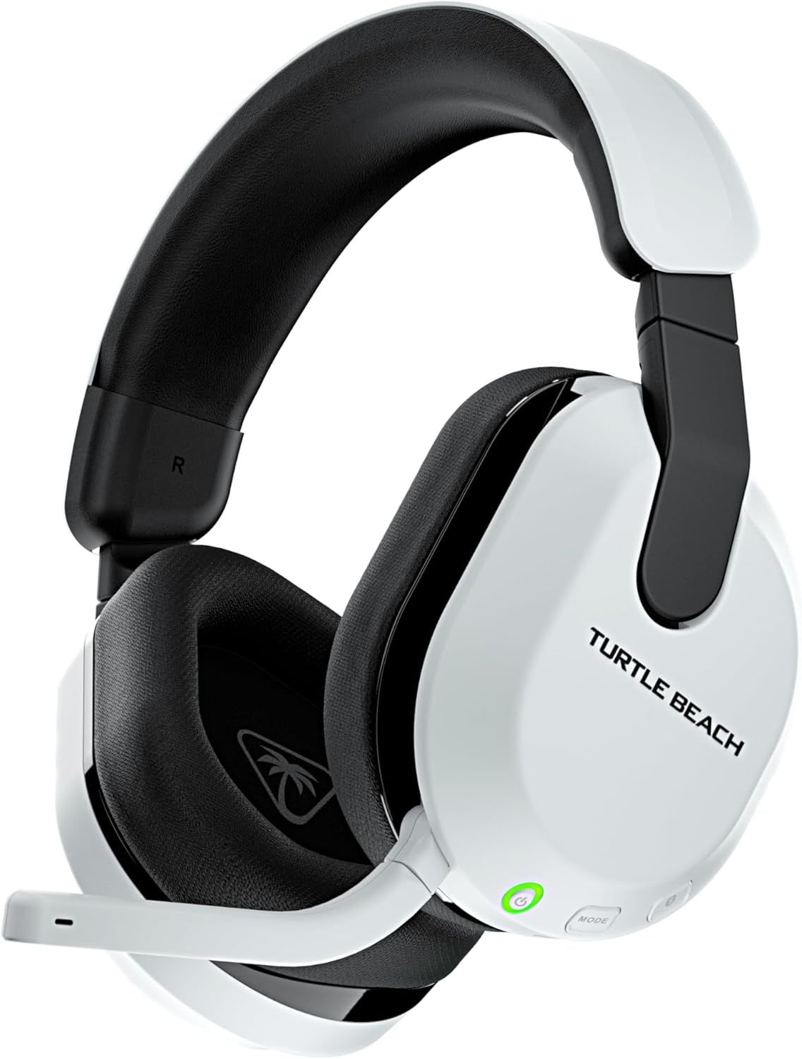 Turtle Beach Stealth 600 Wireless Multiplatform Amplified Gaming Headset for PS5, PS4, PC, & Mobile – Bluetooth, 80-Hr Battery, Noise-Cancelling Flip-to-Mute Mic, 50mm Speakers – White