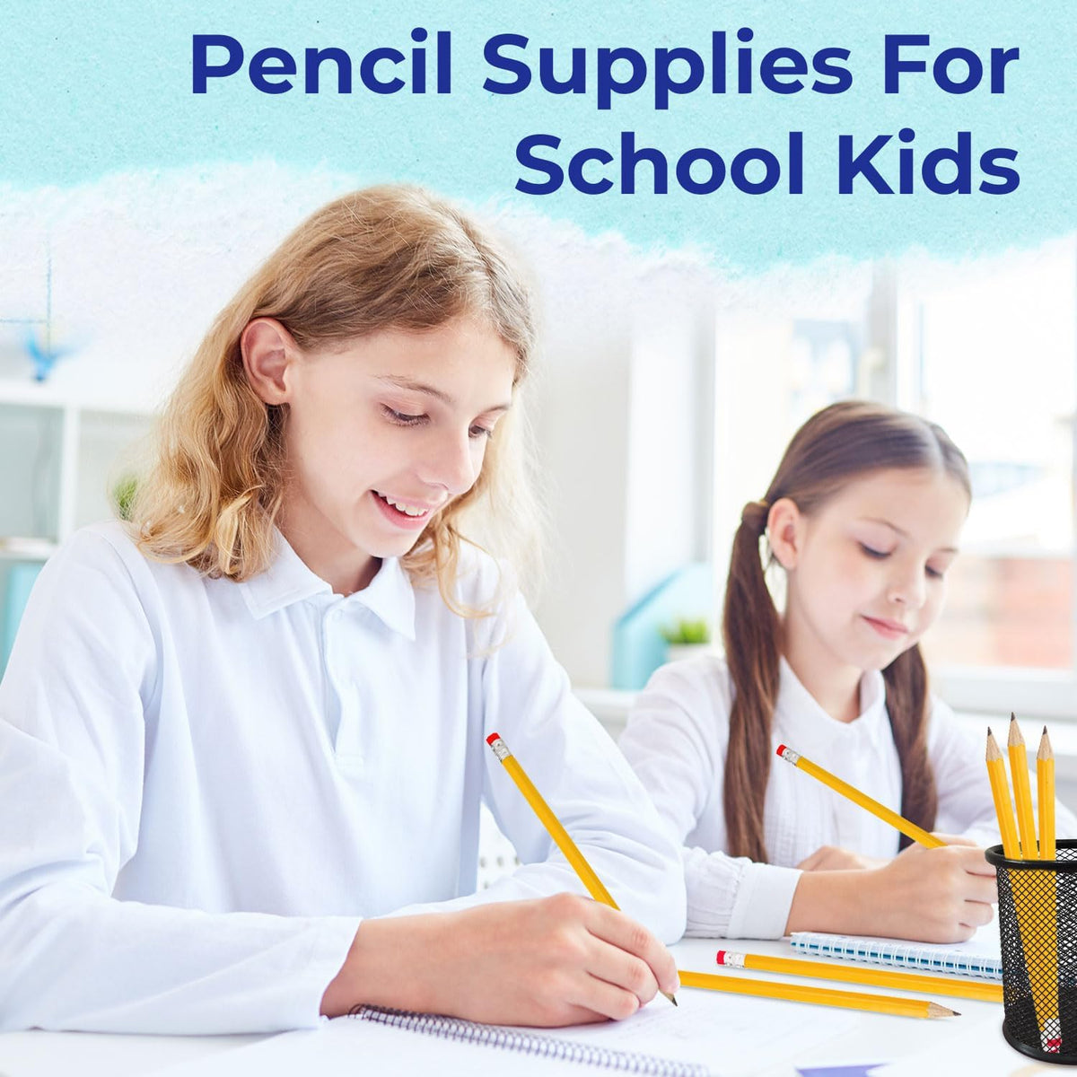 Rosmonde Pencils Bulk, 365 Pack, Pre Sharpened #2, Pencils Set, Easy Hold Grip With Erasers On Top, Sharpened #2 HB for Effortless Writing, Perfect for Classroom Use and Back to School Supplies