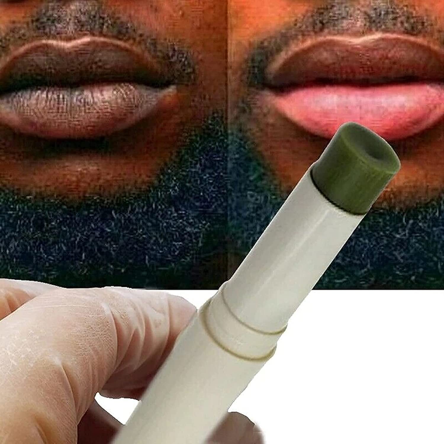 2PCS Lip Lightening for Dark Lips Lip for Smokers Dark Lip Treatment Lightening Cream for Pink Lips Lip Lightener for Smoker Lips Lip Lightening balm for Men and Women (Green)