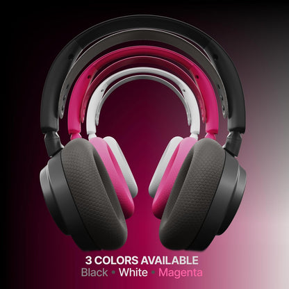 SteelSeries Arctis Nova 7P Wireless Gen 2 Gaming Headset - Real-Time App Control, 50+ HR Play, Neodymium Magnetic Drivers, Mix 2.4GHz/Bluetooth, PS5, PS4, PC, Switch 1/2, Mobile - Black