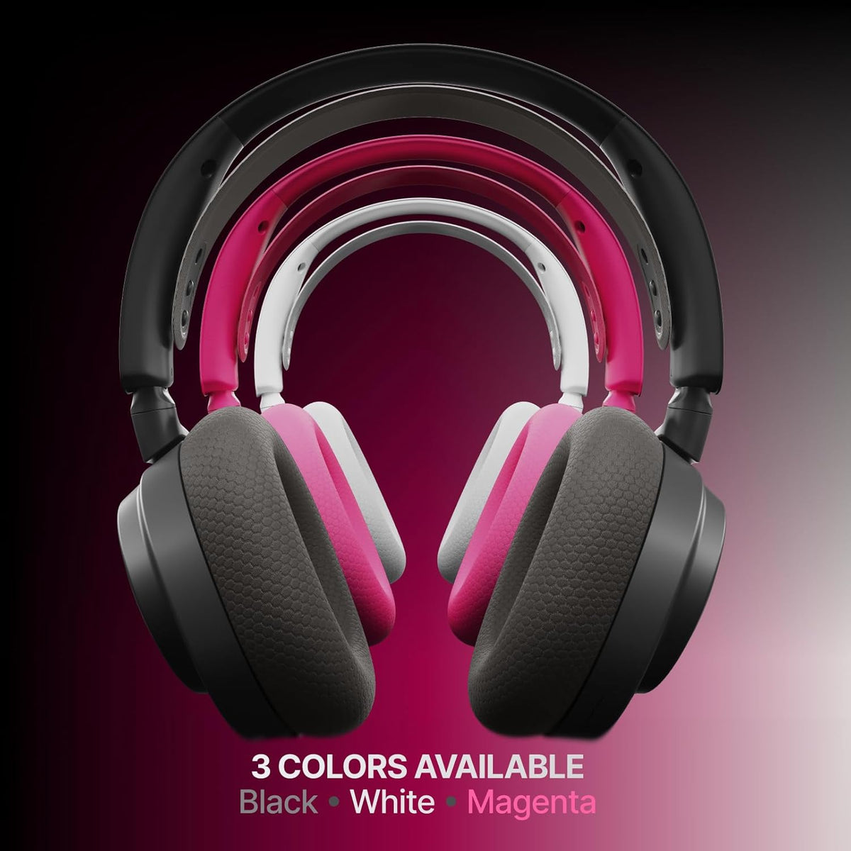 SteelSeries Arctis Nova 7P Wireless Gen 2 Gaming Headset - Real-Time App Control, 50+ HR Play, Neodymium Magnetic Drivers, Mix 2.4GHz/Bluetooth, PS5, PS4, PC, Switch 1/2, Mobile - Black