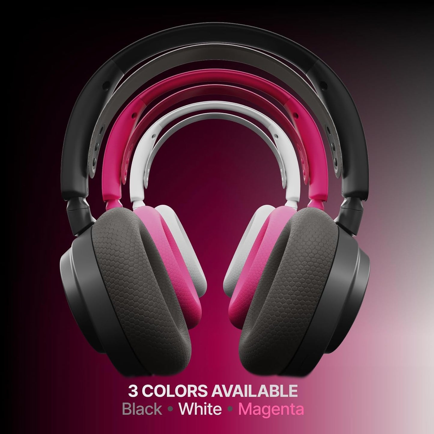 SteelSeries Arctis Nova 7P Wireless Gen 2 Gaming Headset - Real-Time App Control, 50+ HR Play, Neodymium Magnetic Drivers, Mix 2.4GHz/Bluetooth, PS5, PS4, PC, Switch 1/2, Mobile - Black