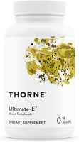 THORNE - Ultimate-E - Vitamin E Supplement from Mixed Tocopherols - Fat-Soluble Antioxidants for Cardiovascular Support* - Third-Party Certified - Gluten, Dairy & Soy-Free - 60 Softgels