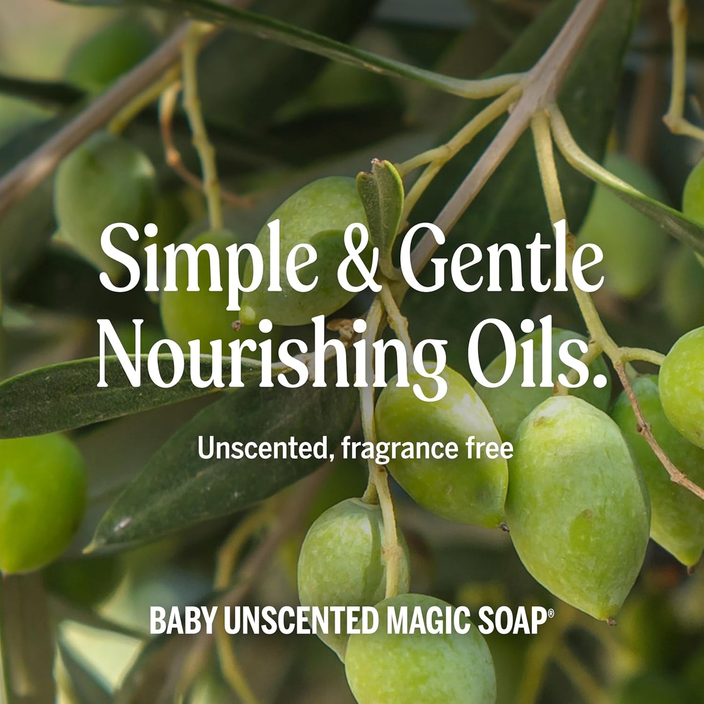 Dr. Bronner's Pure-Castile Magic Soap Liquid (Baby Unscented, 32 Ounce) – Made with Regenerative Organic Certified Oils – For Sensitive Skin, Babies, Face, Hair, Laundry, Dishes, Hand Soap & Body Wash