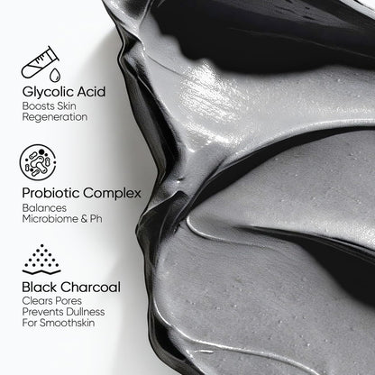 SKINTIFIC Deep Pore Cleansing Blackhead Remover Face Mask Stick, Mud Mask with Natural Alaska Volcano Clay, Gentle Exfoliating, Smoothing Skin, Non-Drying, Skincare Facial Mask