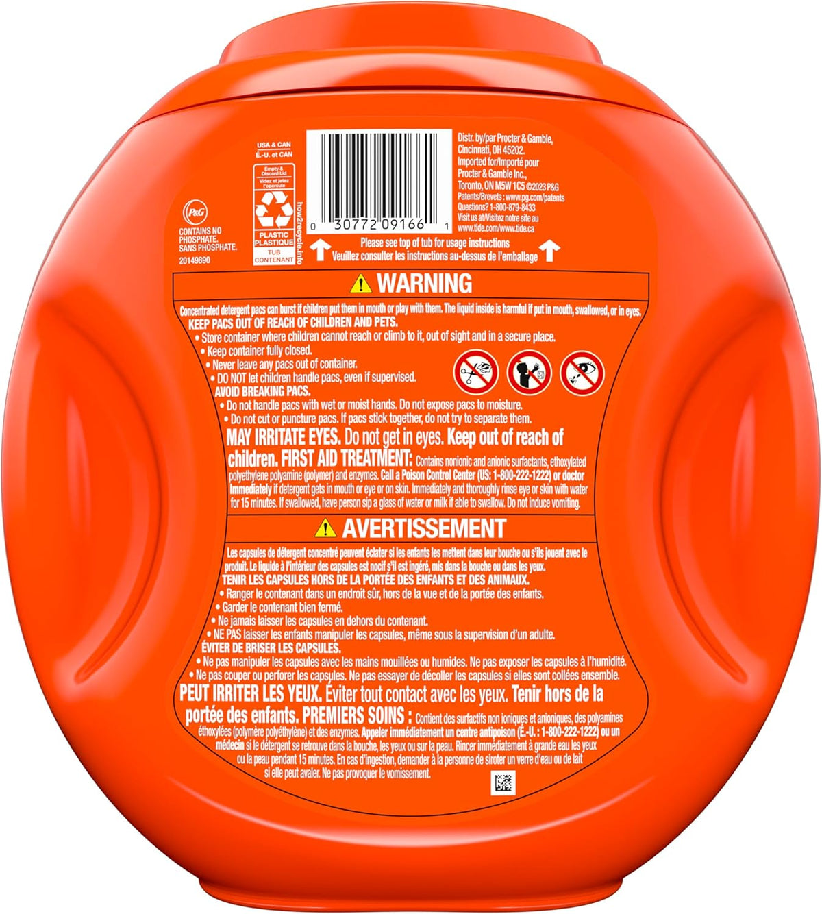 Tide PODS laundry detergent pacs, 3-in-1 Stain Remover, Odor Fighter, Color Protector, 76 Count, HE compatible, Spring Meadow Scent