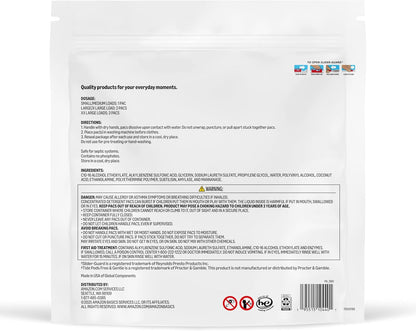 Amazon Basics Laundry Detergent Pacs, Free & Clear, Powerful Triple Action, Hypoallergenic, Unscented, 112 Count