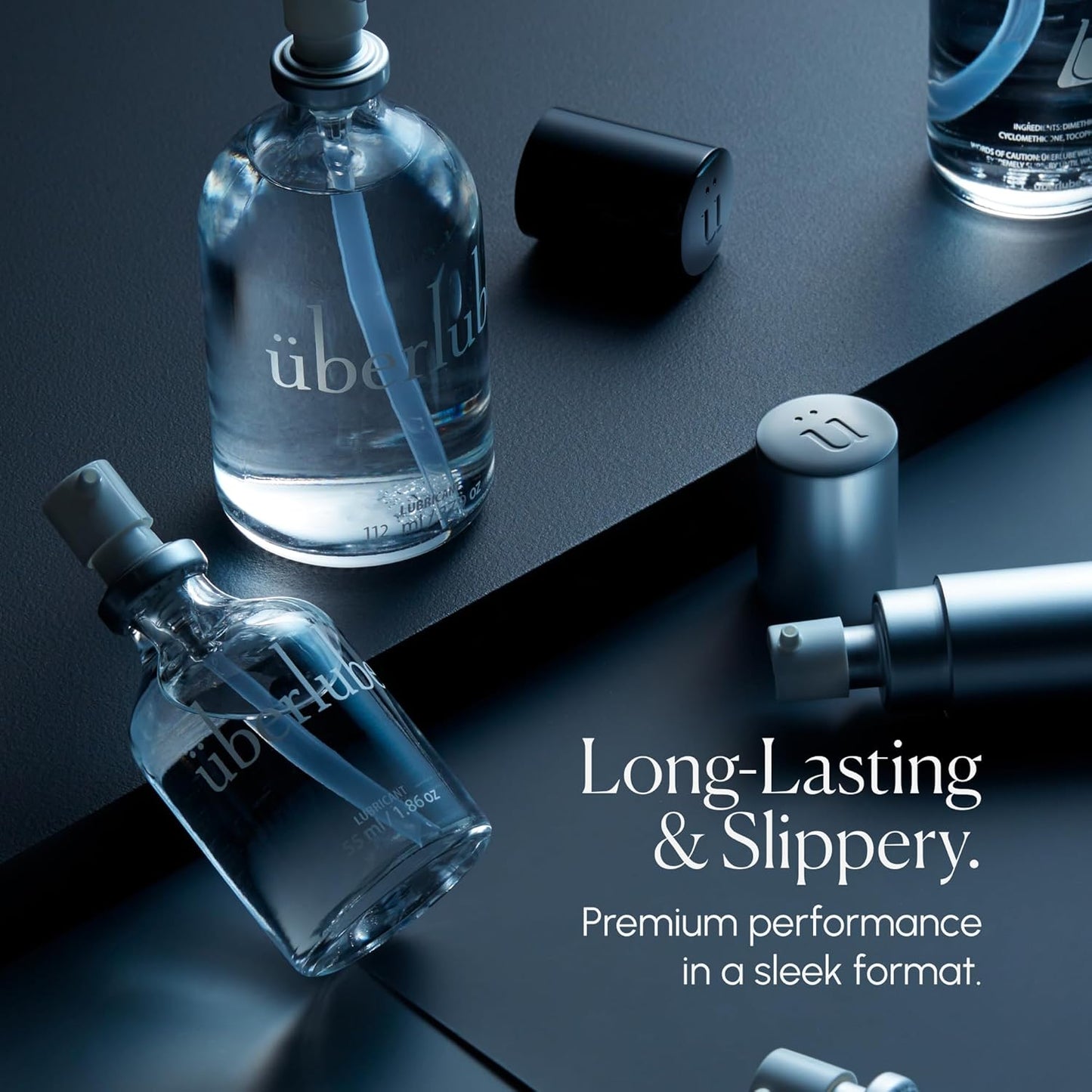 Uberlube Premium Silicone Lube (3.79 Fl Oz.) Unscented, Long Lasting Sex Lube, Waterproof, Ultra Smooth Performance, Personal Lubricant for Privacy & Toys, Vaginal & Anal Use, OBGYN Recommended