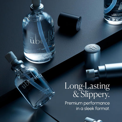 Uberlube Premium Silicone Lube (3.79 Fl Oz.) Unscented, Long Lasting Sex Lube, Waterproof, Ultra Smooth Performance, Personal Lubricant for Privacy & Toys, Vaginal & Anal Use, OBGYN Recommended