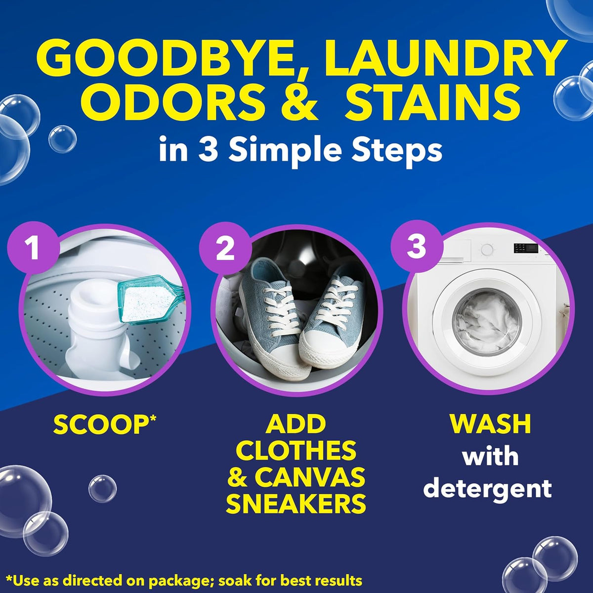OxiClean Odor Blasters Versatile Odor and Laundry Stain Remover Powder, 5 lb