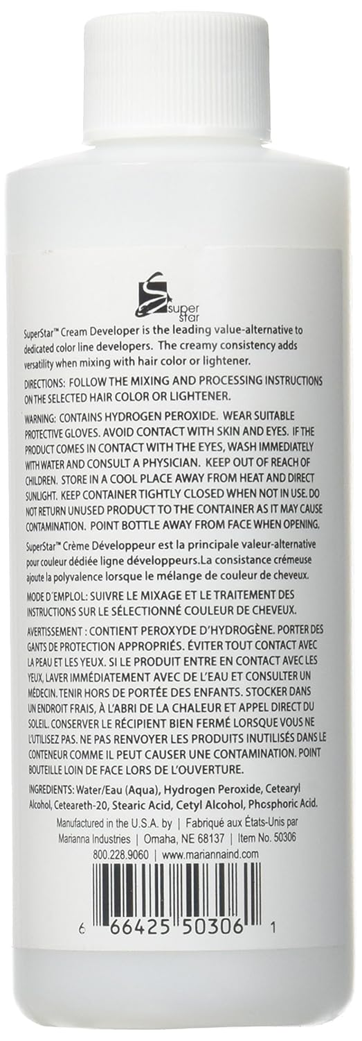 Super Star Stabilized Cream Peroxide Developer, 30v Hc-50306