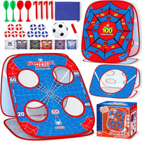 Spider Bean Bag Toss Game for Kids Age 4-8, Cornhole Board Outdoor Toys for Toddlers Party Carnival Outside Games Toy Christmas Birthday Gifts for Kid Boys Girls 3 4 5 6 7 8 9 Year Old