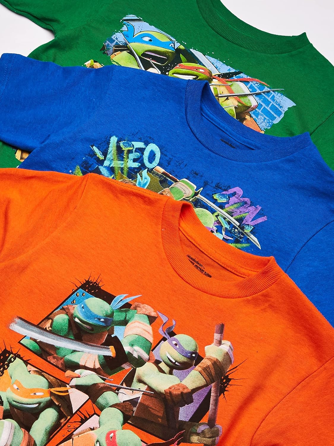 Teenage Mutant Ninja Turtles 3 Pack Pullover T-Shirts Toddler to Big Kid