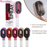 2-in-1 Multi-functional Spray Bottle Comb Wet Dry Scalp Massage Bristle Comb Salon Fluffy Modeling Comb Gift for Girl Women