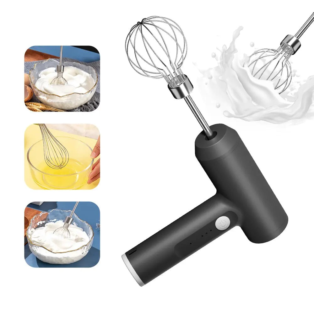 1 PCS Wireless Electric Food Mixer Portable 3 Speeds Egg Beater Baking Dough Cake Cream Mixer Kitchen Tools - AliExpress