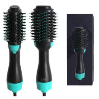 4-in-1 Hot Air Brush Hair Dryer Set | Curling, Straightening, Drying & Styling Tool with Rotating Ceramic Brush | Volumizer Blow Dryer Brush for Women | Ideal Birthday & Christmas Gift for Her | Salon-Style Results at Home