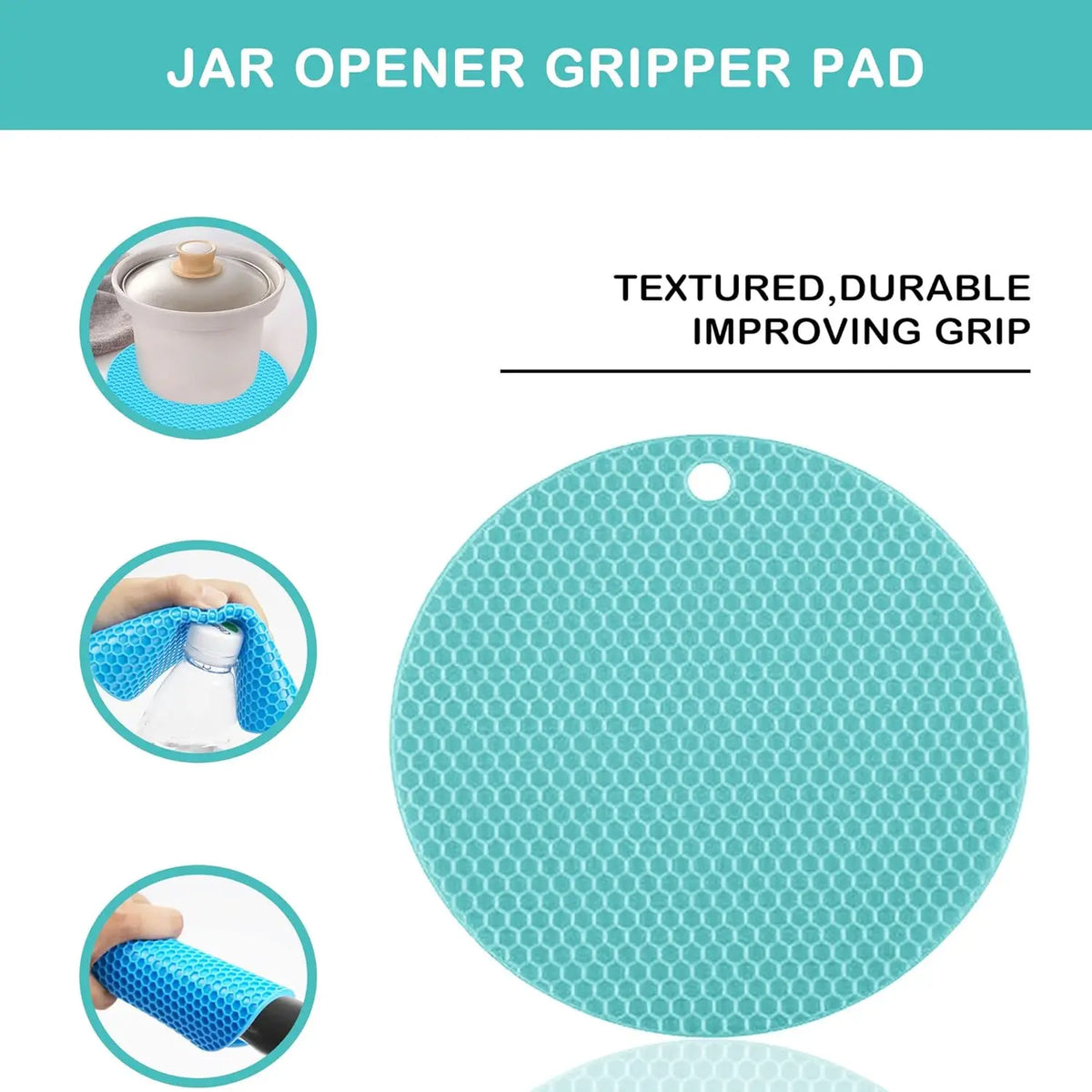 Jar Opener for Weak Hands Seniors with Arthritis Multi Function Bottle Opener Lid Non Slip Rubber Gripper Pad beer kitchen tools