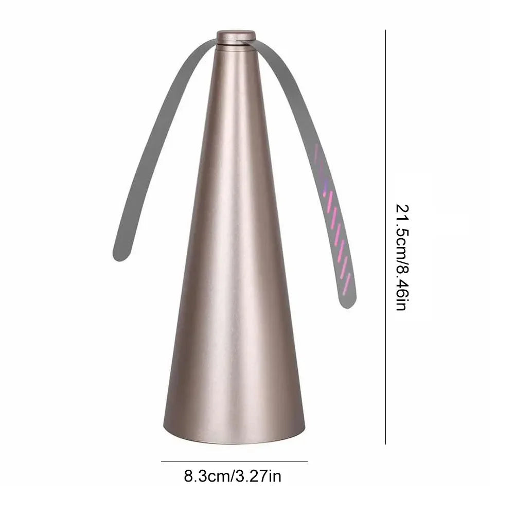 Portable Fly Fans for Table Fly Destroyer Keep Flies Bugs Battery/USB Powered Away From Food Outdoor Kitchen Fly Repellent Fan