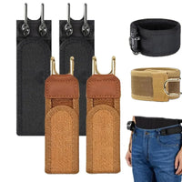 Unisex Upgraded Buckle-Free Buckleless Belt Men Women Hook Velcro Waist Buckle Adjustable Elastic Belt Comfortable Metal Hook