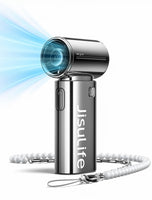 JISULIFE Portable Handheld Turbo Fan Life 9 Electroplate Plus Fashionable 5000mAh High-performance Strong wind Fashion Item