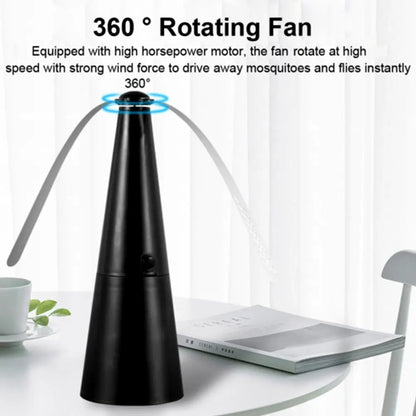 1Pc Outdoor Kitchen Fly Repellent Fan Fly Destroyer Keep Flies Bugs Away From Food Household Pest Repellent Table Fan