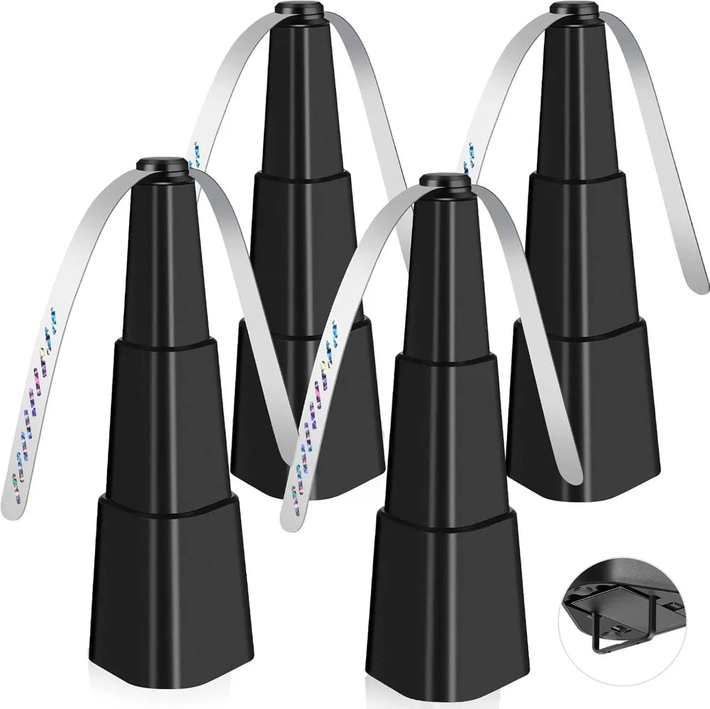 Fly Fans for Tables, Bug Fans with Holographic Blades, Keep Flies Away from Picnic, BBQ, Restaurant, Party, Indoor and Outdoor