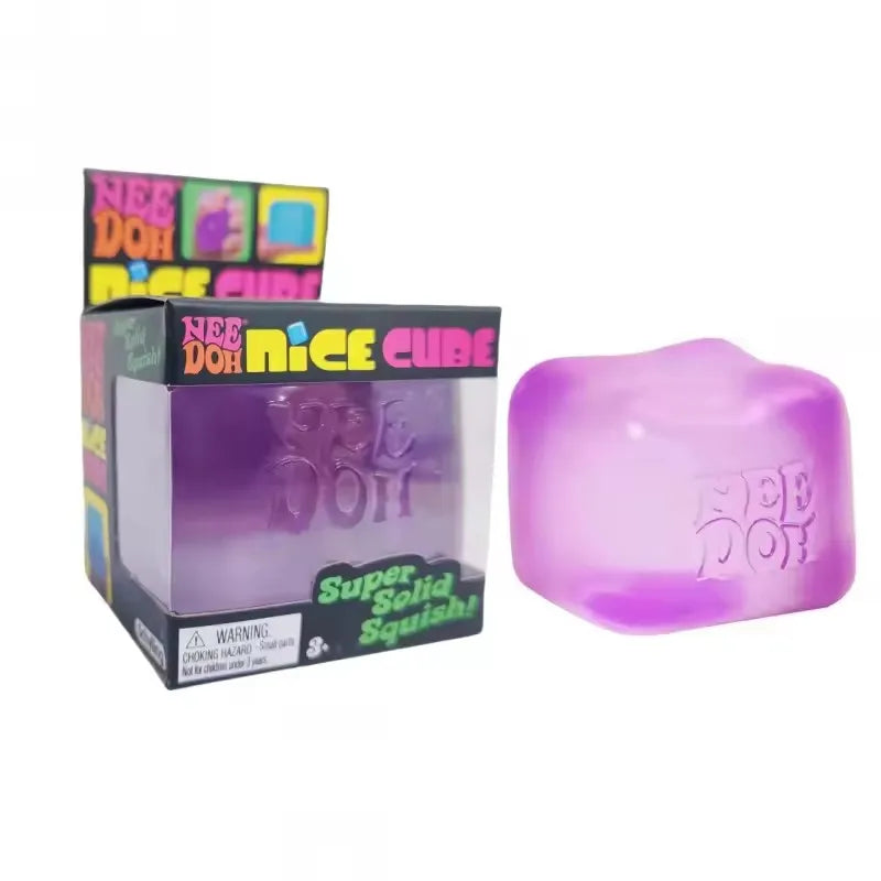 Trending Nee Doh Jellyfish & Cube Squish Toy, Soft Jelly Squeeze Stress Relief Fidget Toy, Sensory NeeDoh for Kids & Adults